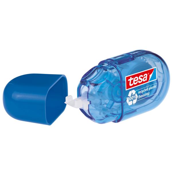 ecoLogo Einweg-Mini-Korrekturroller, 5 mm x 6 m, blau tesa 59814-00000-00 (4042448225795)