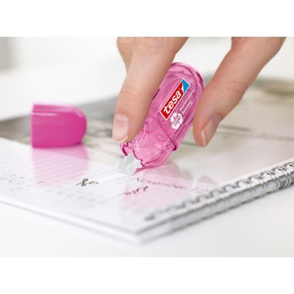 ecoLogo Einweg-Mini-Korrekturroller, 5mm x 6 m, Display tesa 59816-00000-00 (4042448225818)