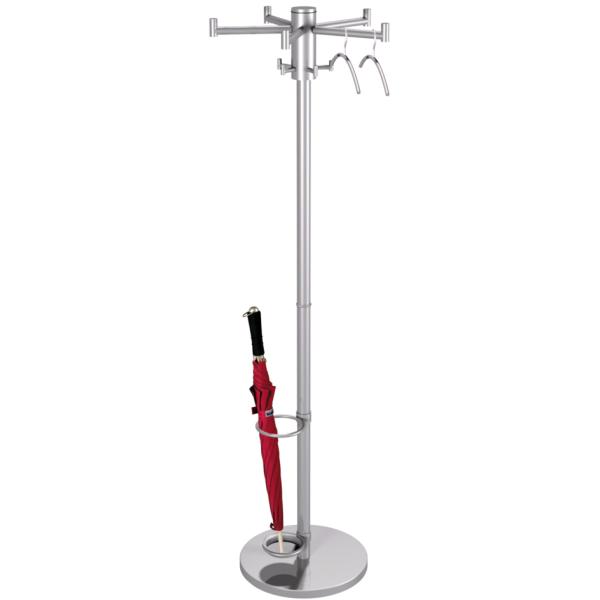 Garderobenständer Stilo, 2 x 5 Haken, drehbar kerkmann 30690314 (4044917395909)