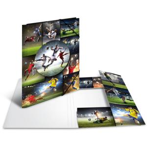 Eckspannermappe 'Football', Karton, DIN A4 HERMA 19298 (4008705192989)