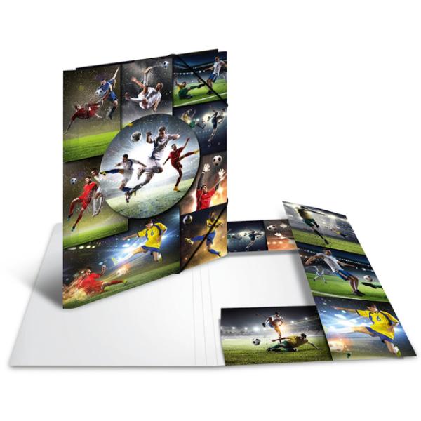 Eckspannermappe 'Football', Karton, DIN A4 HERMA 19298 (4008705192989)