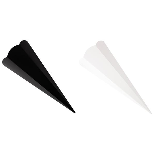 Schultüten Rohling 68 cm sechseckig orange 5er Pack FOLIA 92540 (4001868128192)