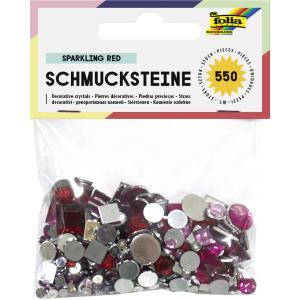 Schmucksteine 'Sparkling Red', Acryl folia 1271 (4001868047158)
