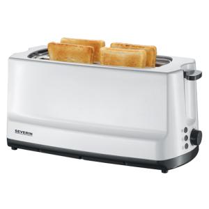 4-Scheiben-Toaster AT 2234, weiß / schwarz SEVERIN (4008146019531)