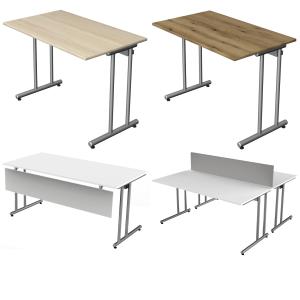 Schreibtisch Start Up, (B)1.000 x (T)600 mm, grau kerkmann 11439211 (4044917439856)