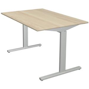 Schreibtisch Form 2, (B)1.200 mm, eiche kerkmann 11020455 (4044917443310)