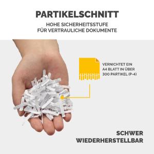 Aktenvernichter Powershred LX65, Cross-Cut Partikel 4x40 mm schwarz FELLOWES 4400701 (0043859764792)