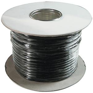 Telefonkabel, 100 m, 6-adrig, flach, schwarz DIGITUS AK-460701-100-S (4016032329862)