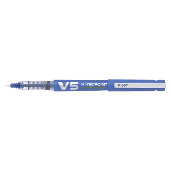 Tintenroller V5 Hi-Tecpoint, nachfüllbar, blau PILOT 442803 (4902505442803)