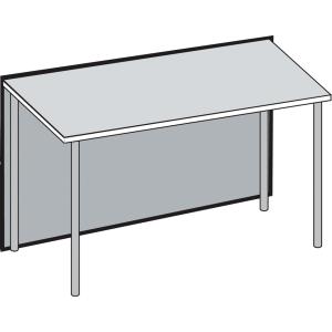 Tischelement Atlantis, einseitig schräg kerkmann 22349513 (4044917425187)