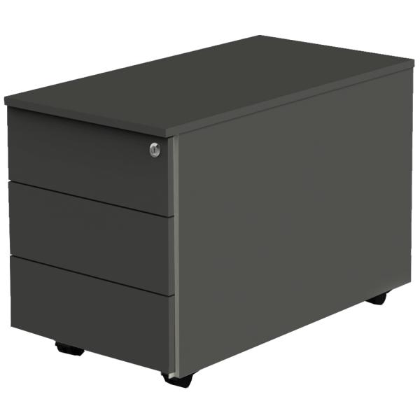 Rollcontainer, 3 Schübe, lichtgrau kerkmann 12454711 (4044917419384)