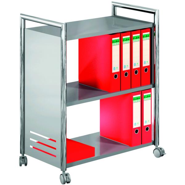 Bürowagen/ Etagenwagen Artline, chrom/ alusilber kerkmann 14311014 (4044917411517)