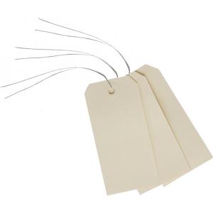 Warenanhänger, 100 x 51 mm, neutral, mit Draht AVERY 75-400 (3266555754004)