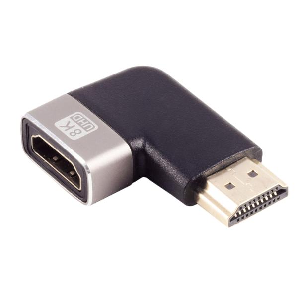 BASIC-S HDMI-A Adapter, 90 Grad Winkel links shiverpeaks SP10-01052 (4017538004529)