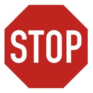 Hinweisschild 'STOP' EXACOMPTA 67010E (3130630670100)