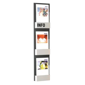 Wand-Prospekthalter First, 3 Fächer kerkmann 43659414 (4044917426399)