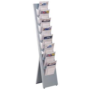 Infoständer/ Prospekt-Bodenständer Vito, 8 Fächer kerkmann 41635814 (4044917208902)