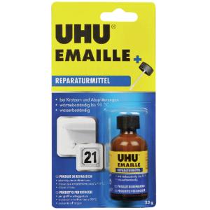 EMAILLE Reparaturmittel, 23 g Pinselflasche, auf Blister UHU 46825 (4026700468250)