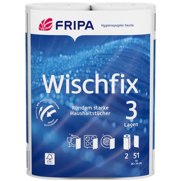 Fripa Küchenrolle Wischfix, 3-lagig, hochweiß fripa 3014006 (4000883005761)