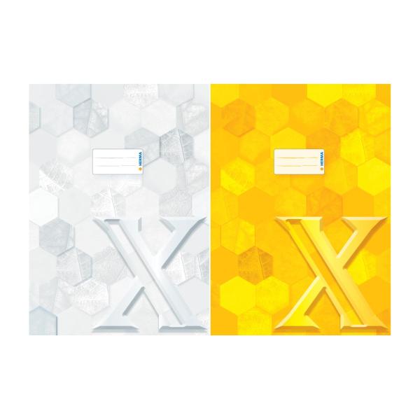 Heftschoner X, aus Karton, DIN A4, pink HERMA 20084 (4008705200844)