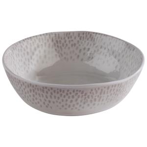 Schale FOOTMARK, 0, 6 Liter, weiß/ grau APS 85321 (4004133853218)