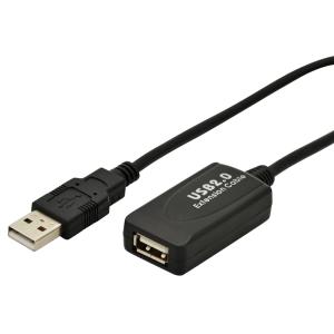 USB 2.0 aktives Verlängerungskabel, 5, 0 m DIGITUS DA-70130-4 (4016032325529)