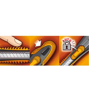 Cutter Ultimate, Klinge: 18 mm, für Rechtshänder Maped 086610 (3154140866105)