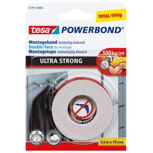 Powerbond Montageband Ultra Strong, 19 mm x 1, 5 m tesa 55791-00001-00 (4042448217356)