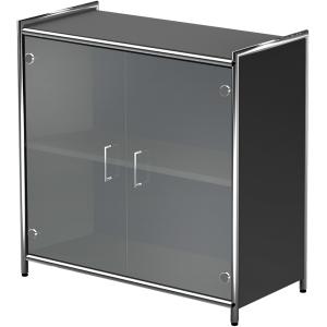 Sideboard ARTLINE, 2 Ordnerhöhen, 2 Glastüren kerkmann 13798913 (4044917429420)