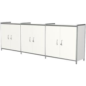 Sideboard ARTLINE, 2 Ordnerhöhen, 2 Türen, anthrazit kerkmann 13793413 (4044917428485)