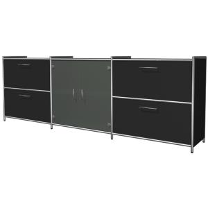 Sideboard ARTLINE, 2 Ordnerhöhen + 4 Schubladen kerkmann 13732513 (4044917430587)