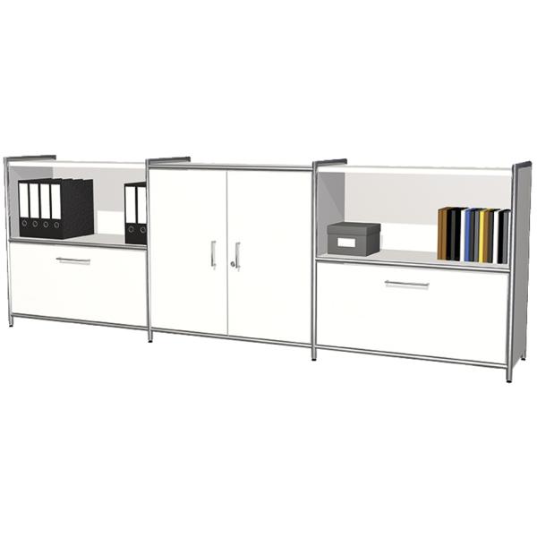 Sideboard ARTLINE, 2 Ordnerhöhen, 2 Schubladen kerkmann 13791513 (4044917431201)