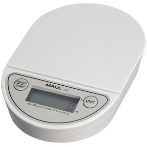 Briefwaage oval, Tragkraft: 2.000 g, mit Batterie MAUL 1622002 (4002390057455)