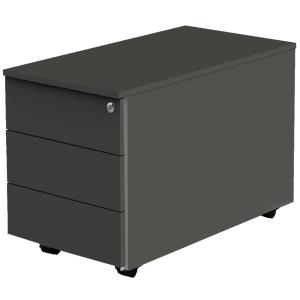 Rollcontainer, 3 Schübe, anthrazit kerkmann 12444713 (4044917425101)