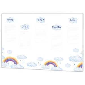 Notiz-Schreibunterlage Rainbow 60x42 cm blanko 25 Blatt RNK 46659 (4002871466592)