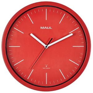 Wanduhr/ Funkuhr jump, Durchmesser: 305 mm, blau MAUL 9053434 (4002390083911)