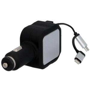 USB-KFZ-Multi-Ladestecker, 2-fach, schwarz cartrend 154003 (4038373043788)