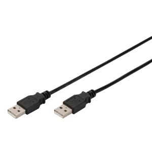 USB 2.0 Kabel PREMIUM, USB-A - USB-A Stecker, 1, 8 m DIGITUS AK-300101-018-S (4016032282594)