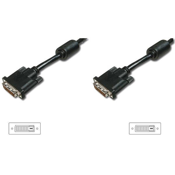 DVI-D 24+1 Kabel, Premium, Dual Link, 2, 0 m DIGITUS AK-320101-020-S (4016032298311)