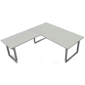 Konferenztisch Form 5, (B)2.000 mm, lichtgrau kerkmann 11406911 (4044917440968)
