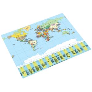Schreibunterlage Welt politisch, 400 x 530 mm Läufer 45351 (4006677453510)