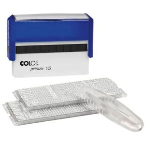 Textstempel-Set Printer 15/ 2 Set, blau COLOP 101845 (9004362302964)