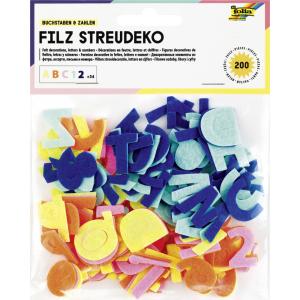 Filz-Streudeko 'Happy Shapes', 170 Teile folia 5255 (4001868141597)
