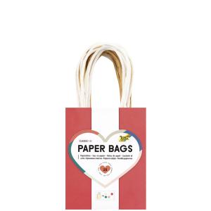 Papier-Tragetaschen CLASSIC, Größe: S, farbig sortiert folia 21259/10 (4001868136951)