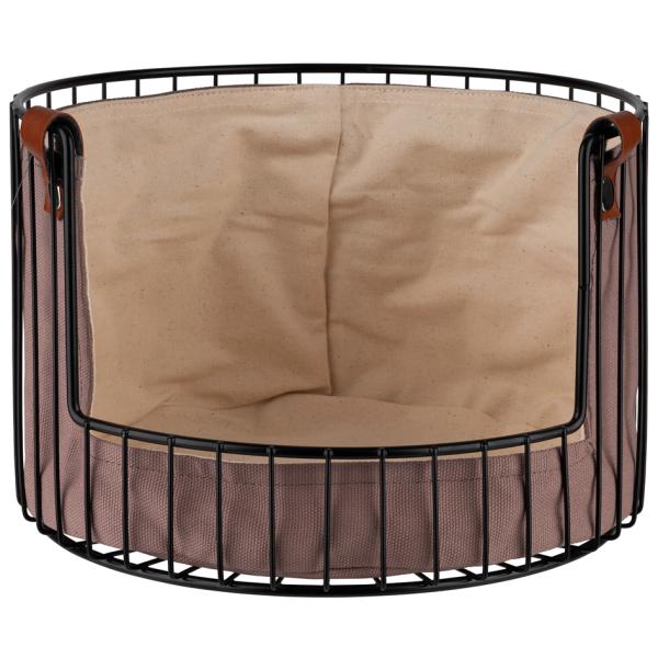 Brot- und Obstkorb, rund, Durchmesser: 275 mm, schwarz APS 30209 (4004133302099)