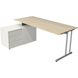 Komplett-Arbeitsplatz Start up, eiche kerkmann 11494555 (4044917444485)