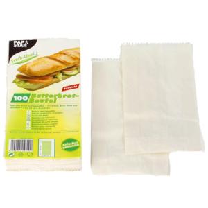 Butterbrotbeutel, (B)100 x (T)30 x (H)210 mm PAPSTAR 14310 (4002911143100)