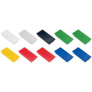 Franken Haftmagnet Magnet Schwarz, Kunststoff 2,3 X 5,0 Cm, 10 St. HM2350 10 (4016946183468)