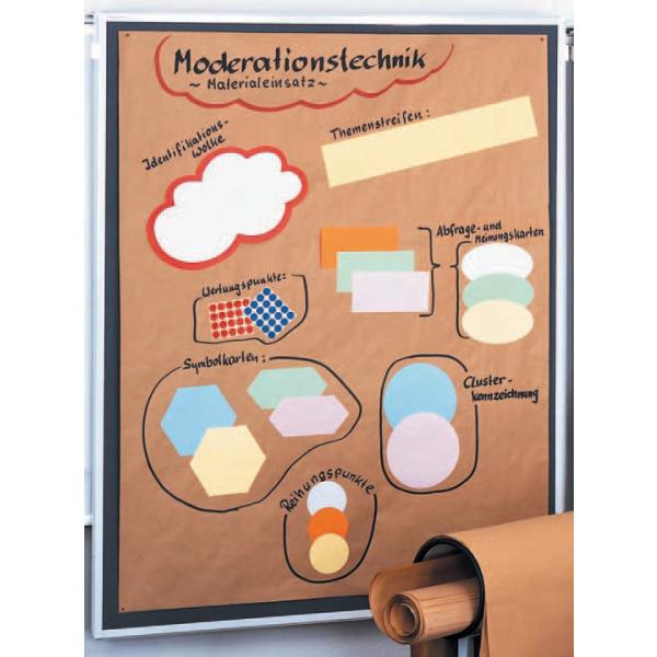 Moderationspapier, 80 g/ qm, braun, 50 Blatt FRANKEN UMZ MPK (4016946062183)