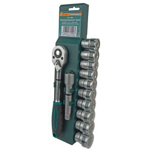 BRÜDER MANNESMANN Steckschlüssel-Satz, 1/ 2', 12-teilig M29111 (4003315715993)